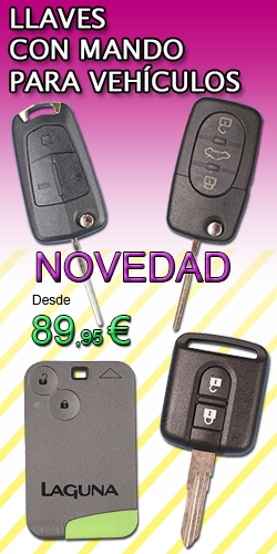 Llaves con mando de coche