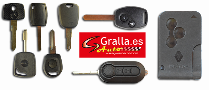 Llaves y mandos codificados de coche