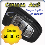 Carcasa llave Audi A4, A5 y Q5