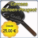 Carcasa llave Citroen