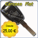 Carcasa llave Fiat