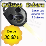 Carcasa para llaves con mando Subaru