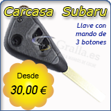 Carcasa para llaves con mando Subaru