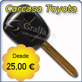 Carcasa llave Toyota