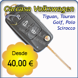 Carcasa llave Volkswagen