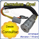 Cerradura de Arranque Opel Movano y Vivaro