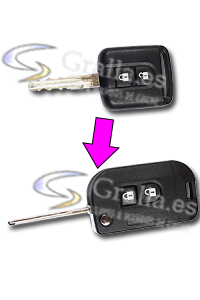 Convertible mando Nissan Micra, Note y Qashqai 2 botones