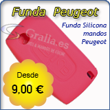 Funda de 2 botones para mandos Peugeot