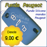 Funda de 3 botones para mandos Peugeot