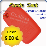 Funda de 3 botones para mandos Seat