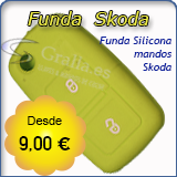 Funda de 2 botones para mandos Skoda