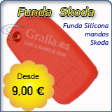 Funda de 3 botones para mandos Skoda