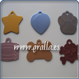 Chapas Perro Formas Colores