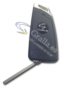 Llave codificada abatible