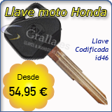 Llave Codificada Honda