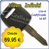 Llave Codificada Infiniti