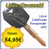 Llave Codificada Kawasaki