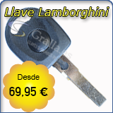 Llave Codificada lamborghini