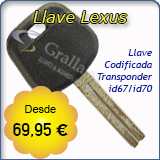 Llave Codificada Lexus