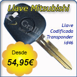 Llave Codificada Mitsubishi