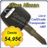 Llave Codificada Nissan