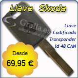 Llave Codificada Skoda CAN y UDS