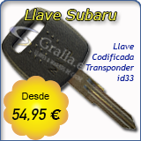 Oferta Llave Codificada Subaru