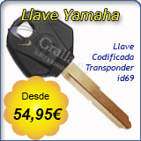 Llave para moto Yamaha