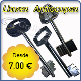 Llaves puertas antiokupas