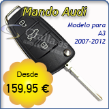 Llave Audi A3 con Mando