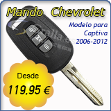 Llave con mando para Chevrolet Captiva
