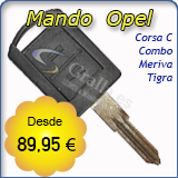 Llave con Mando Opel Corsa, Combo, Meriva y Tigra