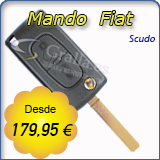 Llave con mando para Fiat Scudo