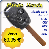 Llave con mando Honda