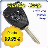 Llave con mando Jeep Compass, Wrangler, Gran Cherokee