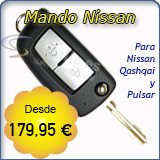 Mando Nissan Qashqai y Pulsar