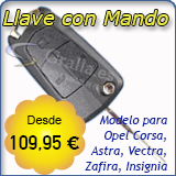 Llave Opel Corsa con Mando
