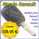Llave con Mando Renault Clio, Master, Trafic, Kangoo