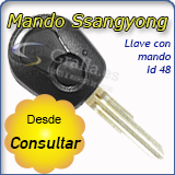 Llave con mando Ssangyong