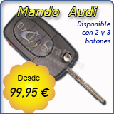 Llave Audi con Mando 