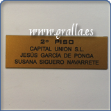 Placa Buz&oacute;n