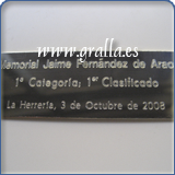 Placas personalizadas Trofeos